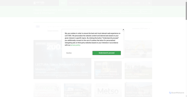 Security scan screenshot of https://lectura.press