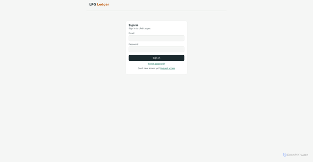 Security scan screenshot of https://lpg-ledger.pages.dev/