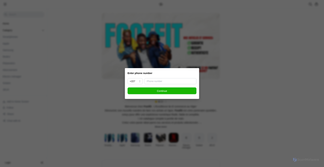 Security scan screenshot of https://mfootfit.com/