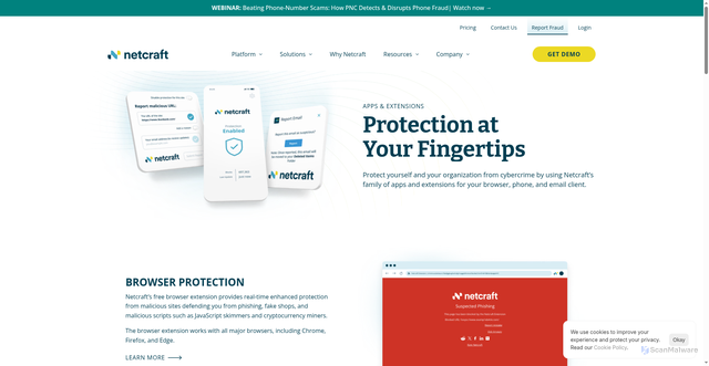 Security scan screenshot of https://mirror.toolbar.netcraft.com