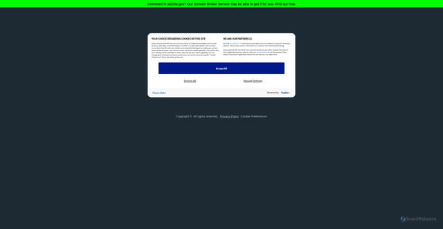 Security scan screenshot of https://al25da.gov/