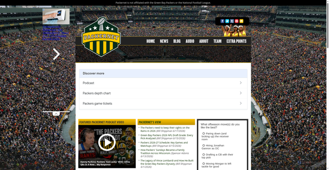 Security scan screenshot of https://www.packernet.com/