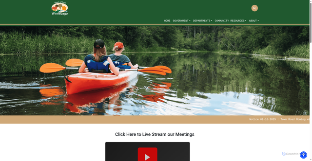 Security scan screenshot of https://fortwinn.gov/
