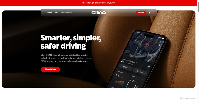 Security scan screenshot of https://drivedimo.com