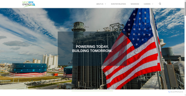 Security scan screenshot of https://www.nexteraenergy.com/