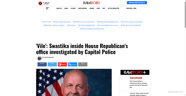 Security scan screenshot of https://www.rawstory.com/david-taylor/