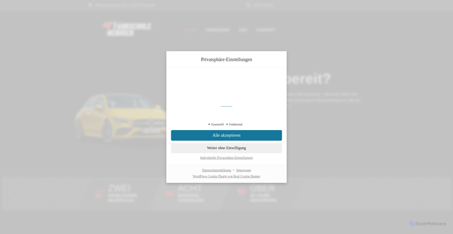 Security scan screenshot of https://fahrschule-heidisch.de