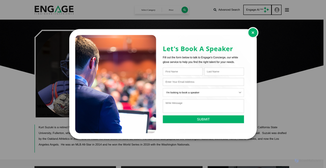 Security scan screenshot of https://www.letsengage.com/talent/kurt-suzuki