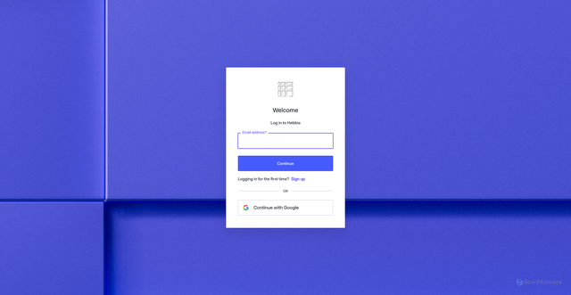Security scan screenshot of https://search.hebbia.ai