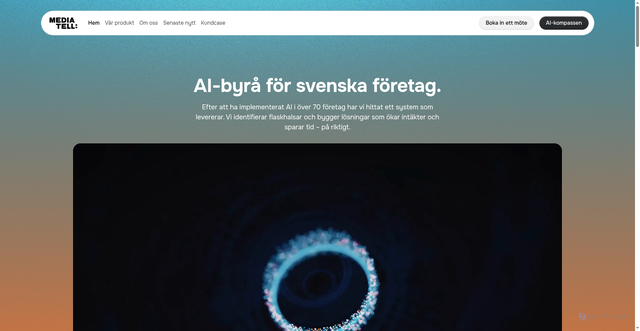 Security scan screenshot of https://mediatell.se