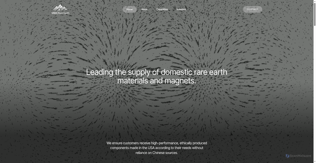 Security scan screenshot of https://www.usare.com/