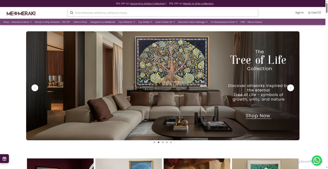 Security scan screenshot of https://memeraki.com