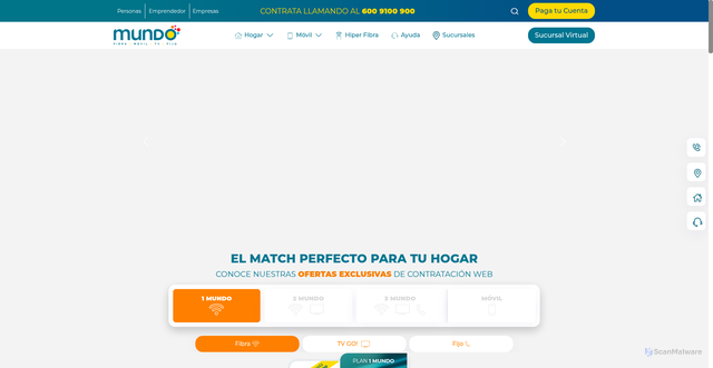 Security scan screenshot of https://mundopacifico.cl