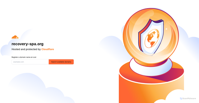 Security scan screenshot of http://recovery-spa.org/