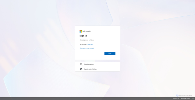 Security scan screenshot of https://spsprodsbr1.vssps.visualstudio.com