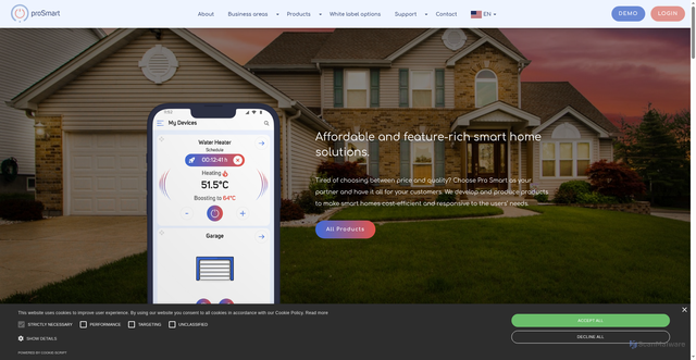 Security scan screenshot of https://prosmartsystem.com