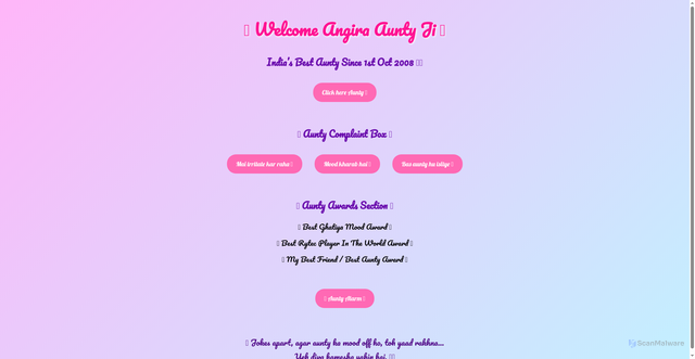 Security scan screenshot of https://angiraaunty-4x1b2tu9fn.edgeone.app/