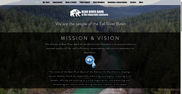 Security scan screenshot of https://www.bearriverrancheria.org/