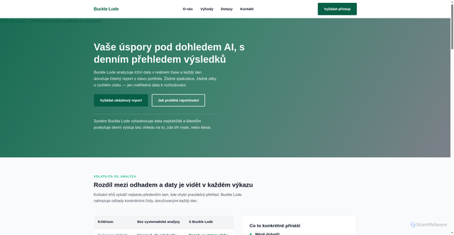 Security scan screenshot of https://www.bucklelode.com/
