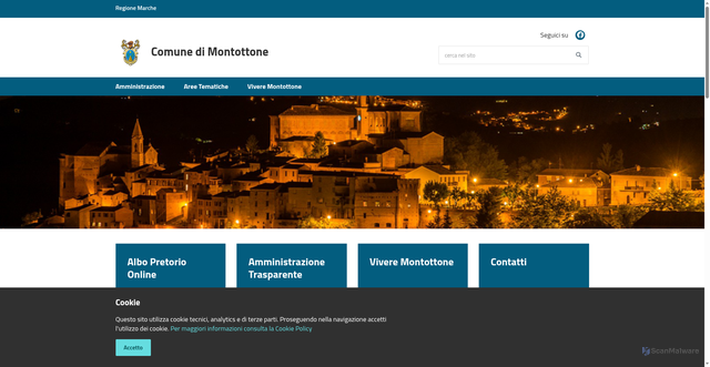 Security scan screenshot of https://www.montottone.eu/it