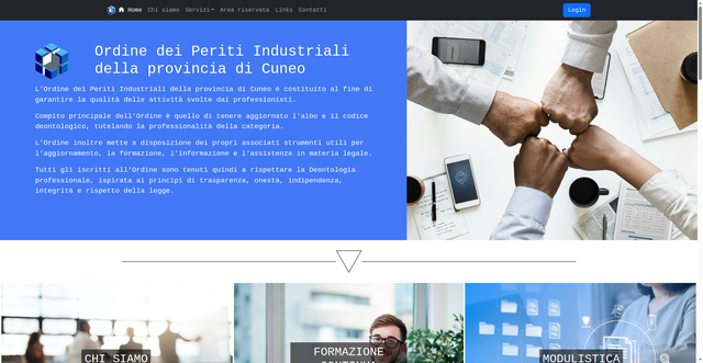 Security scan screenshot of https://www.peritiindustrialicuneo.it/