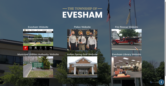 Security scan screenshot of https://evesham-nj.gov/