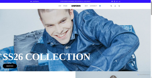 Security scan screenshot of https://static.gr.uniformjeans.com/