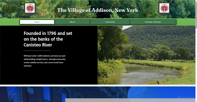 Security scan screenshot of https://www.villageofaddisonny.gov/
