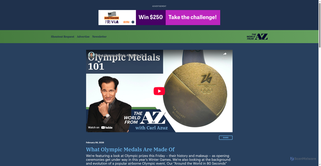 Security scan screenshot of https://worldatoz.org/