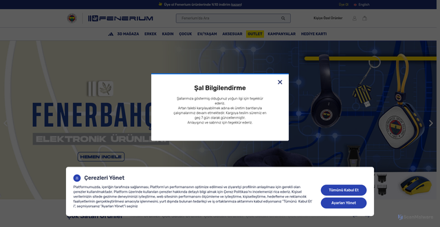 Security scan screenshot of https://fenerium.com/?srsltid=AfmBOooxTSwKJ32uJWlZ8jFIAVR1KrdBirL40Nk2a2-DUIPzEkn4cpPE