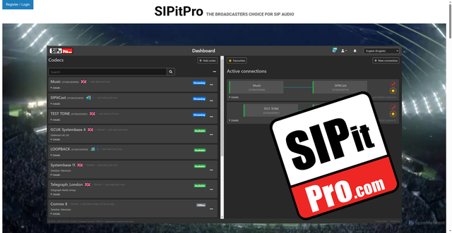 Security scan screenshot of https://sipitpro.com