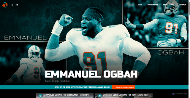 Security scan screenshot of https://www.emanogbah.com/