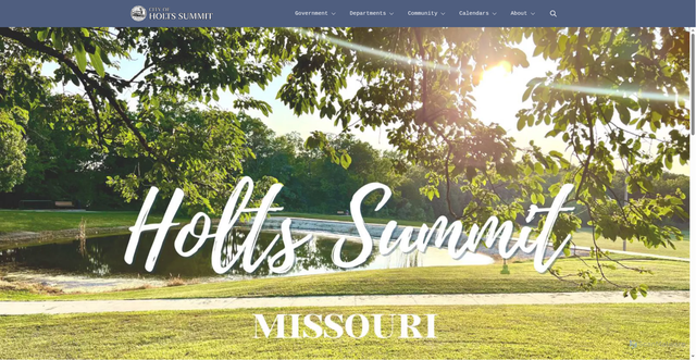 Security scan screenshot of https://holtssummit.gov/