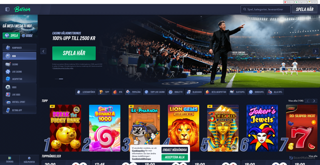 Security scan screenshot of https://betiniase.servclick1move.com/