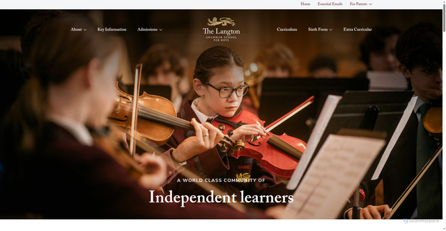 Security scan screenshot of https://thelangton.org.uk/