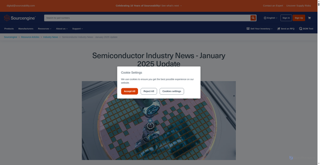 Security scan screenshot of https://www.sourcengine.com/blog/semiconductor-industry-news?srsltid=AfmBOopUv0vasFJQA_K6SAGB07aE8izWW95QoUl2IcvCQ7UkI5X4g75g