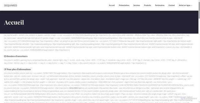 Security scan screenshot of https://sequimed.net