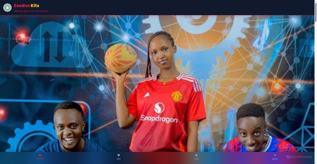 Security scan screenshot of https://exoduskits-rhsq6sg9o5.edgeone.app/