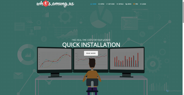 Security scan screenshot of https://whos.amung.us