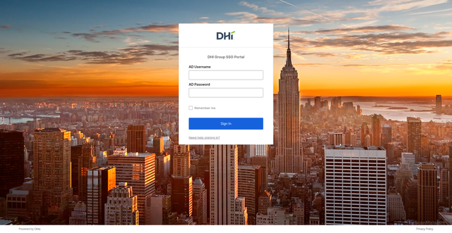 Security scan screenshot of https://dhi.okta.com