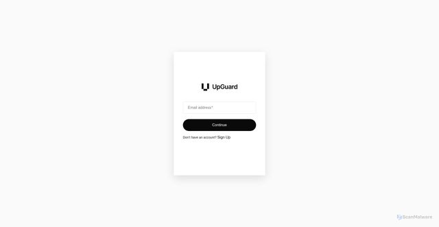 Security scan screenshot of https://auth.cyber-risk.upguard.com