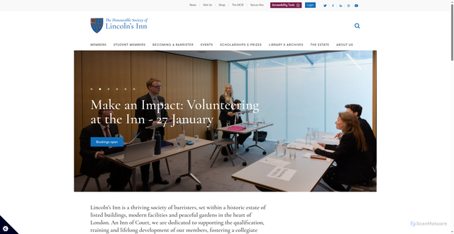 Security scan screenshot of https://www.lincolnsinn.org.uk/