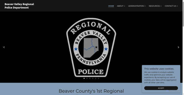 Security scan screenshot of https://bvrpd-pa.gov/