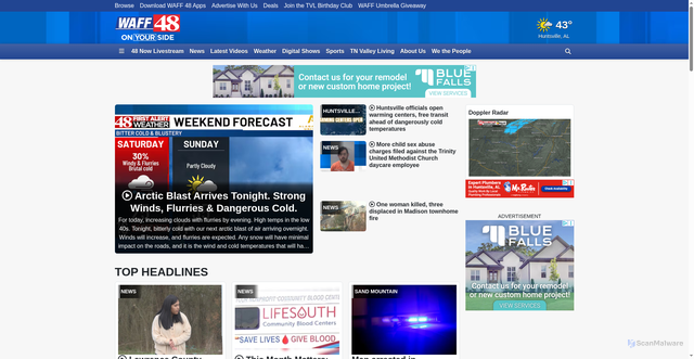 Security scan screenshot of https://gray-waff-prod.gtv-cdn.com