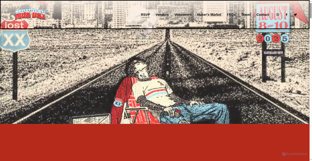 Security scan screenshot of https://www.mgkday.com/