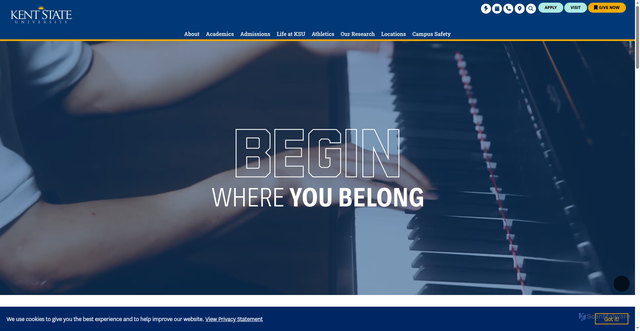 Security scan screenshot of https://my.kentstateinfo.org
