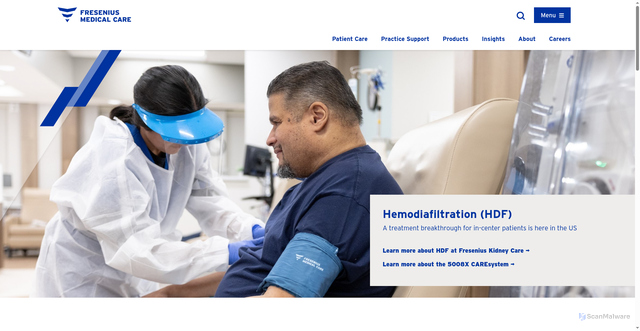 Security scan screenshot of https://fmcna.com