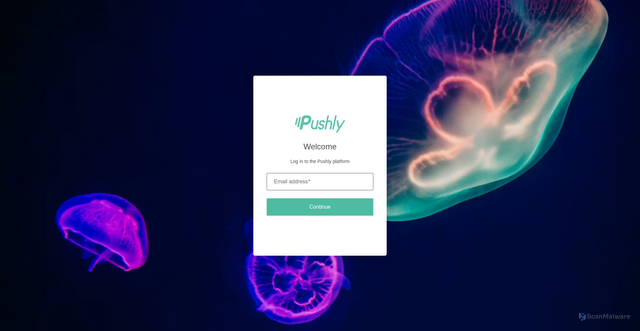 Security scan screenshot of https://platform.pushly.com