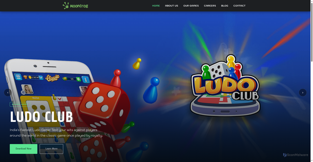 Security scan screenshot of https://moonfroglabs.com