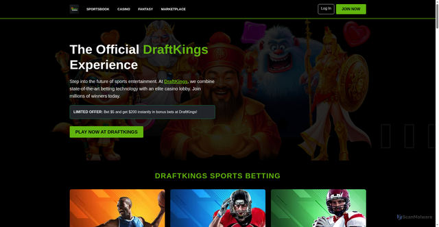 Security scan screenshot of https://eng-us-draftkings.com/